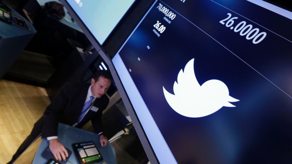 Specialist who will handles the Twitter IPO works at his post on the floor of the New York Stock Exchange, Nov. 7, 2013.