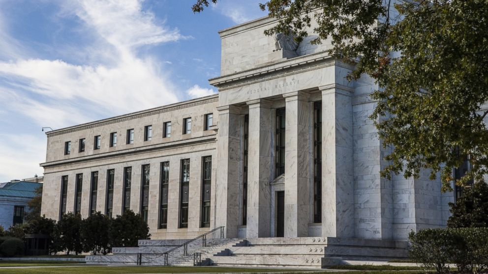 A general view of the Federal Reserve Building in Washington on Oct. 27, 2014.