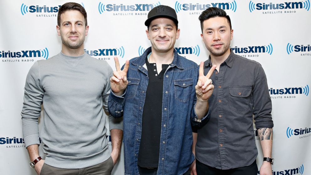 Jerry DePizzo, Marc Roberge and Richard On of O.A.R. visit the SiriusXM Studios, March 18, 2014, in New York.