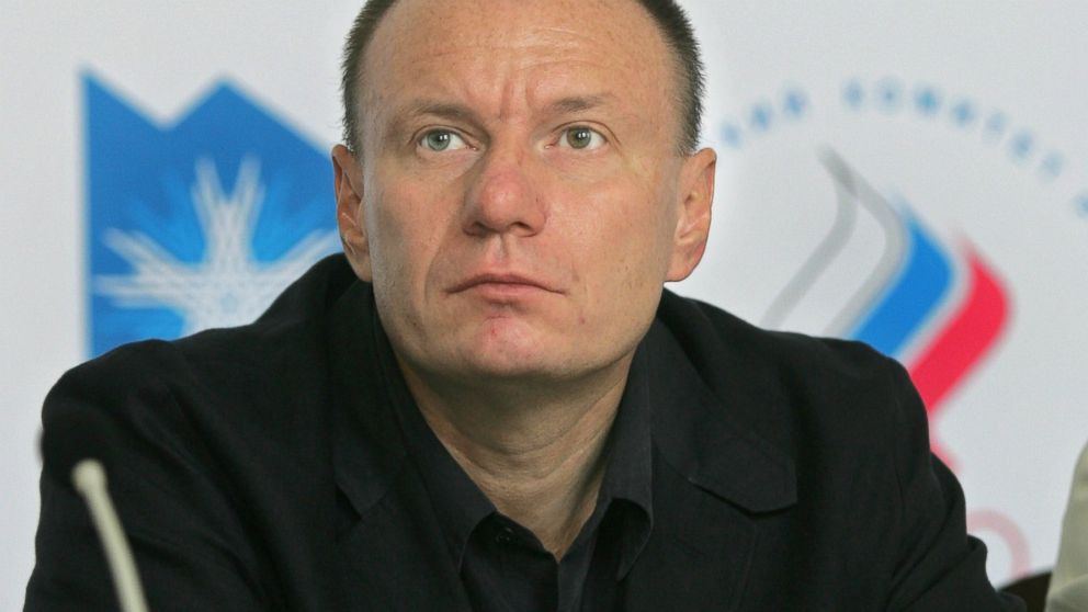 PHOTO: Vladimir Potanin, head of the Interros Holding Company and leader of the lobbying group Russian Union of Industrialists and Entrepreneurs (RSPP) appears at a news conference, June 23, 2006.