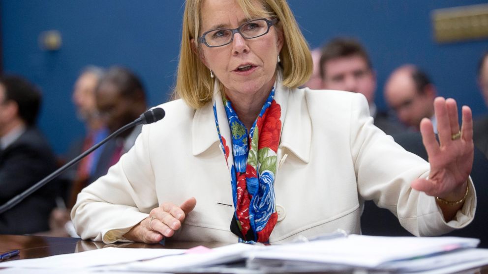 Anne Ferro, administrator of the Federal Motor Carrier Safety Administration, speaks during a House Small Business Subcommittee hearing in Washington, on Nov. 21, 2013.