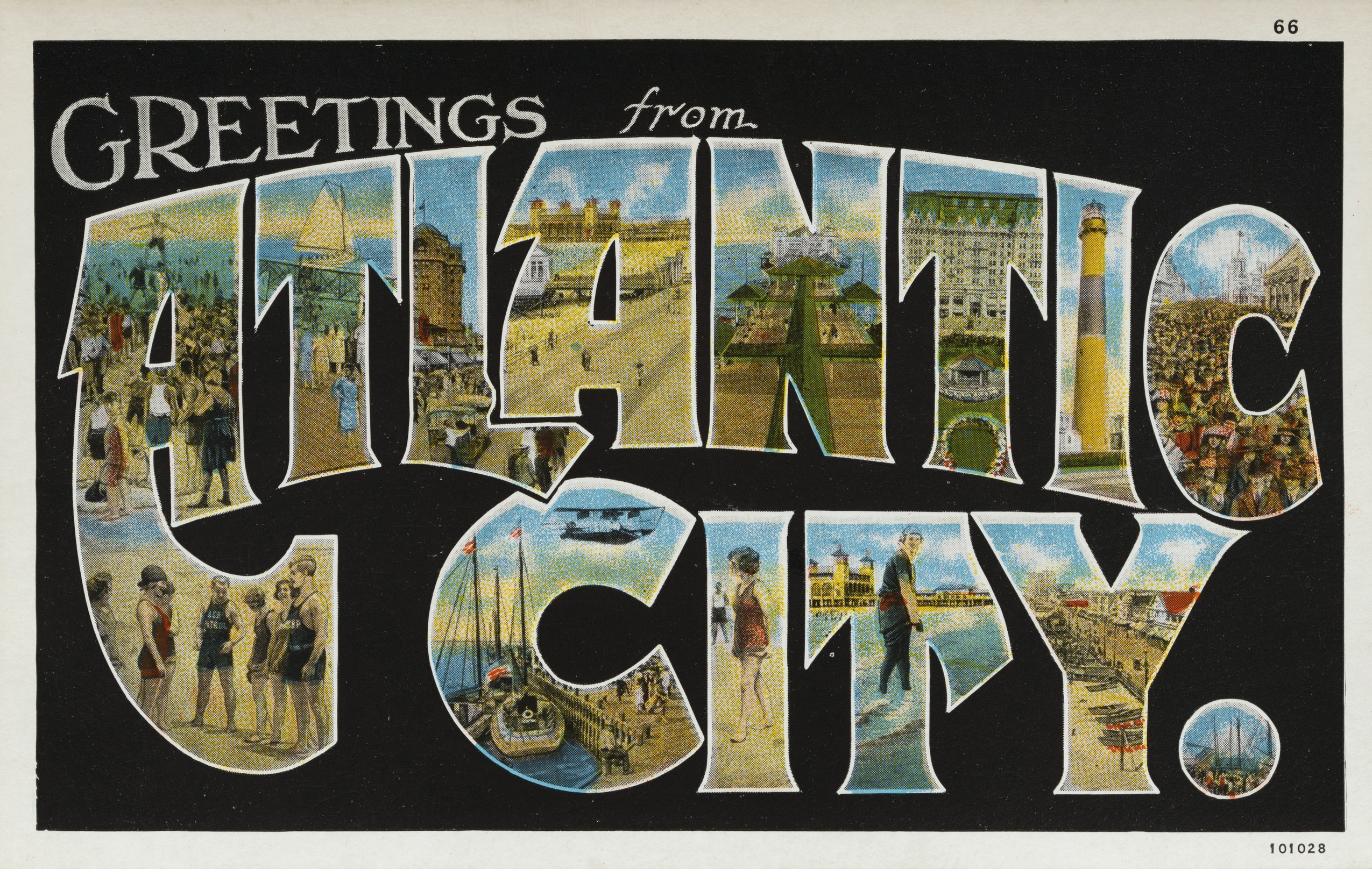 PHOTO: A greeting card from Atlantic City, N.J., circa 1930.