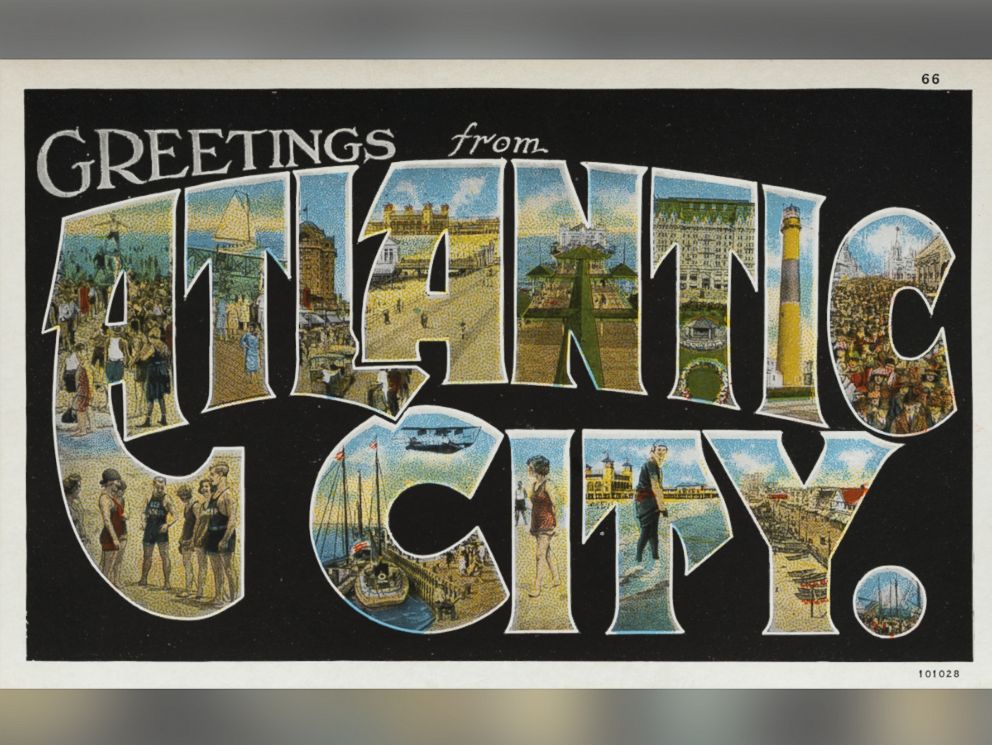 PHOTO: A greeting card from Atlantic City, N.J., circa 1930.