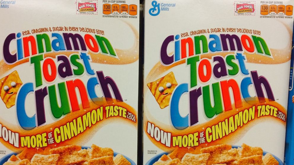 PHOTO: General Mills Cinnamon Toast Crunch is pictured in this stock photo. 