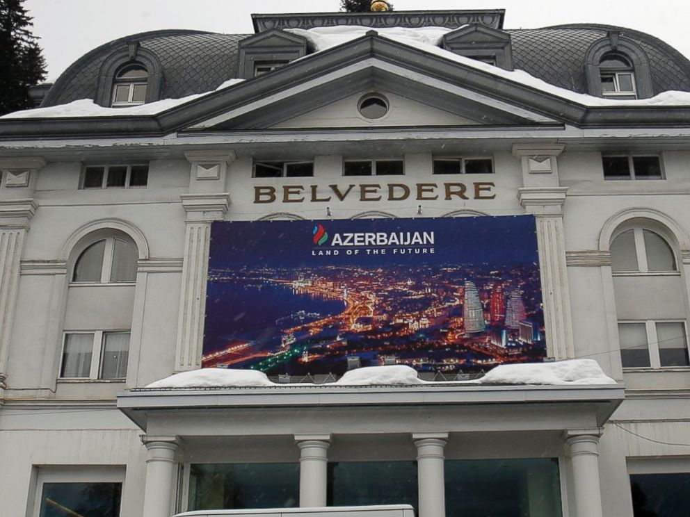 PHOTO: The exterior of the Belvedere Hotel is seen in Davos, Switzerland on Jan. 21, 2013.