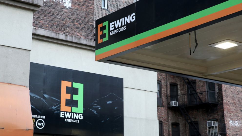 The Ewing Energies flagship gas station, created to promote TNT's "Dallas," is pictured in New York City on Feb. 24, 2014.