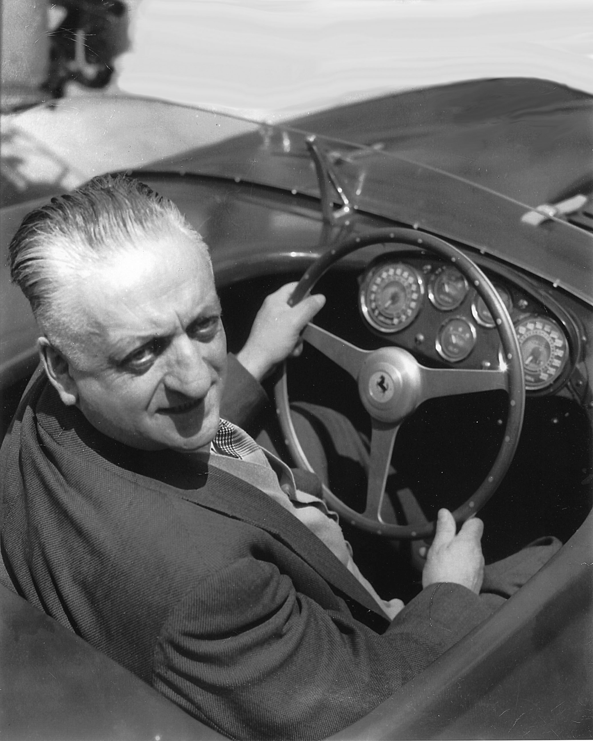 PHOTO:Enzo Ferrari is pictured in this undated file photo.