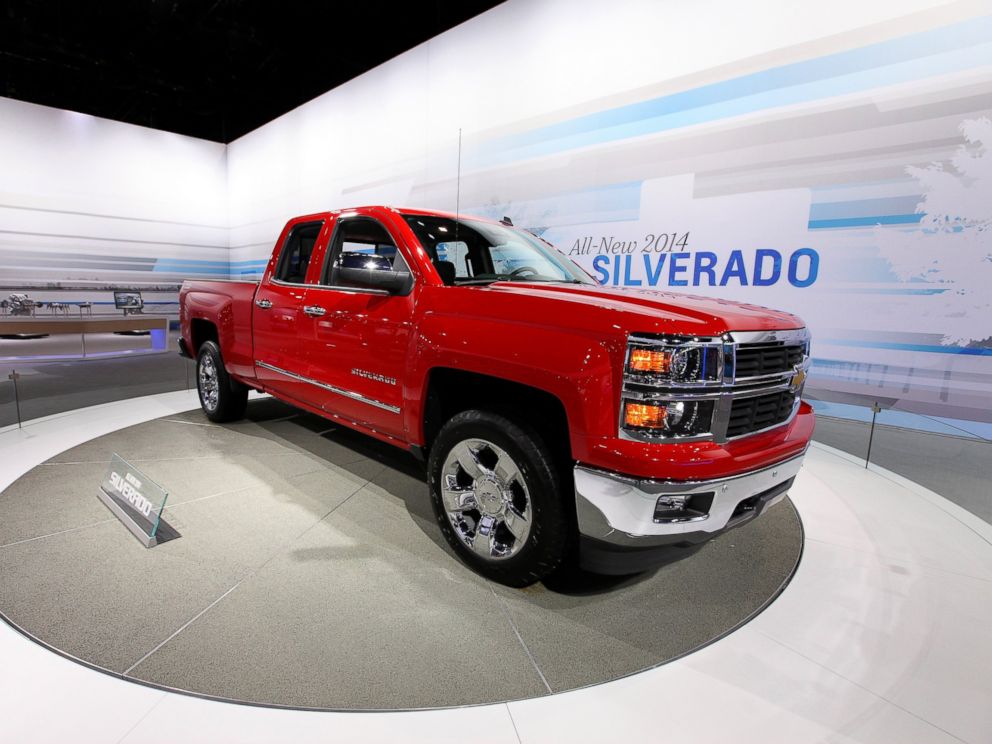PHOTO: A 2014 Chevy Silverado on display at the 105th Annual Chicago Auto Show at McCormick Place in Chicago, Feb. 8, 2012.
