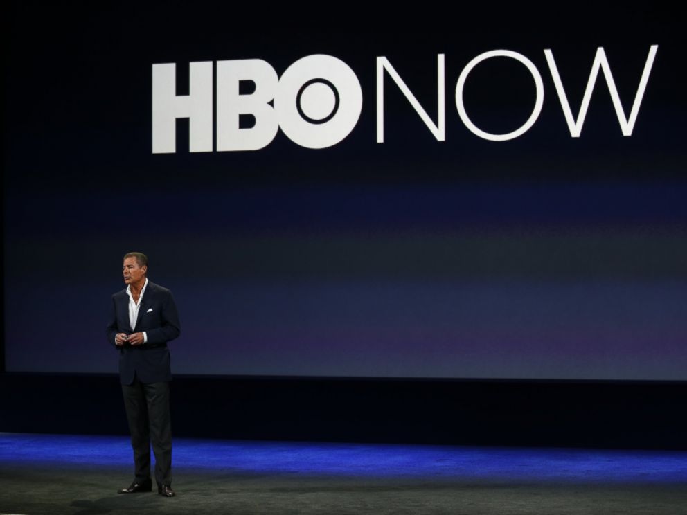 PHOTO: HBO CEO Richard Plepler speaks onstage during an Apple special event