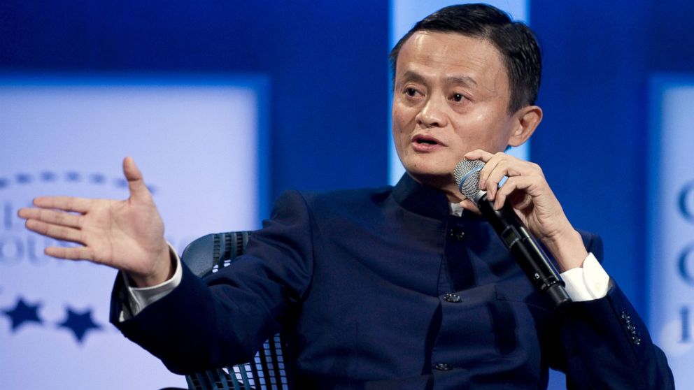 Jack Ma, Executive Chairman Alibaba Group speaks during the 2014 Clinton Global Initiative annual meeting in New York, Sept. 23, 2014.