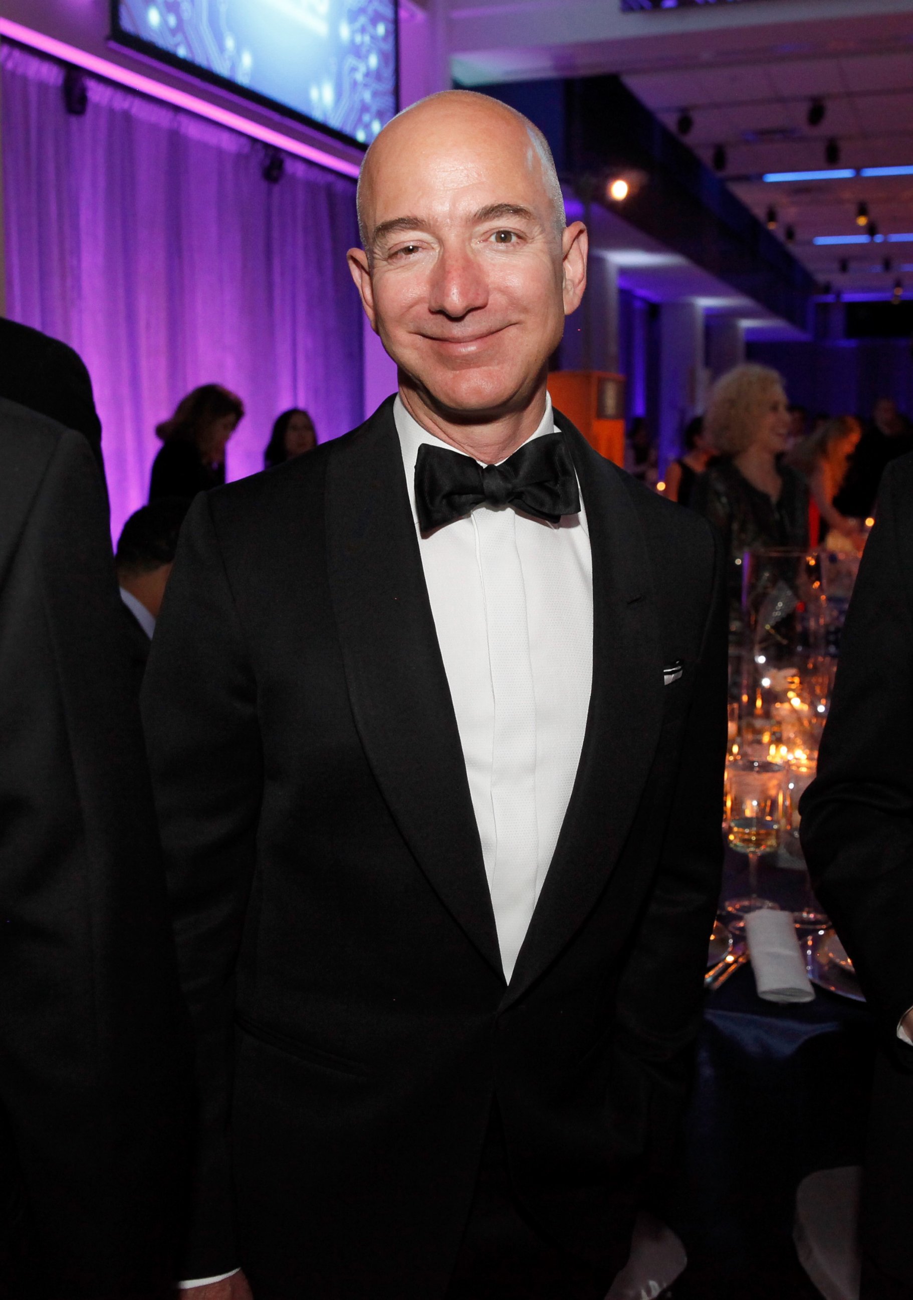 PHOTO: President and CEO of Amazon Jeff Bezos attends Liberty Science Center's Genius Gala 4.0 at Liberty Science Center in Jersey City, N.J., May 1, 2015.