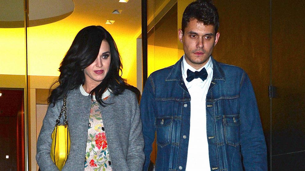 Katy Perry and John Mayer seen on the streets of Manhattan on October 16, 2012 in New York City. 