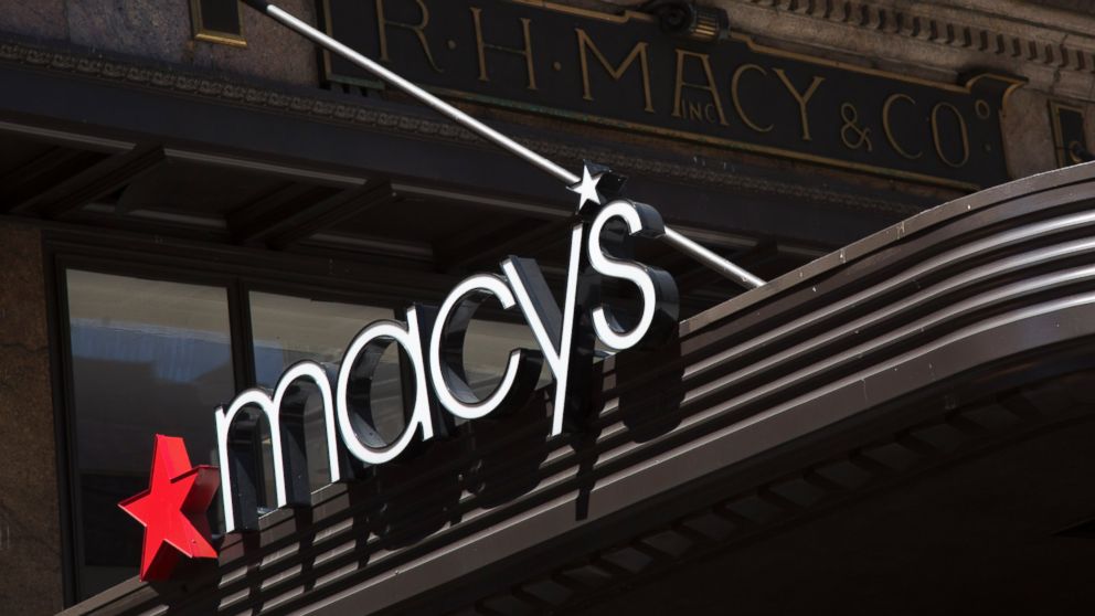 The Macy's Inc. logo is displayed outside a department store in New York, Aug. 10, 2015.