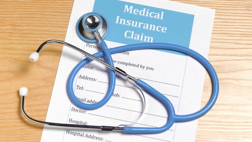 A medical insurance claim form is seen in this undated stock image.