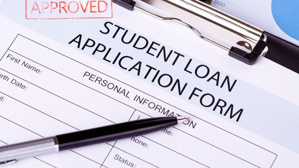 A student loan application is pictured in this undated stock photo.