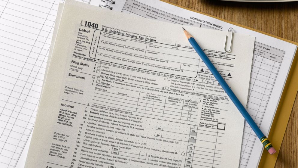 In this stock image, tax forms are pictured.