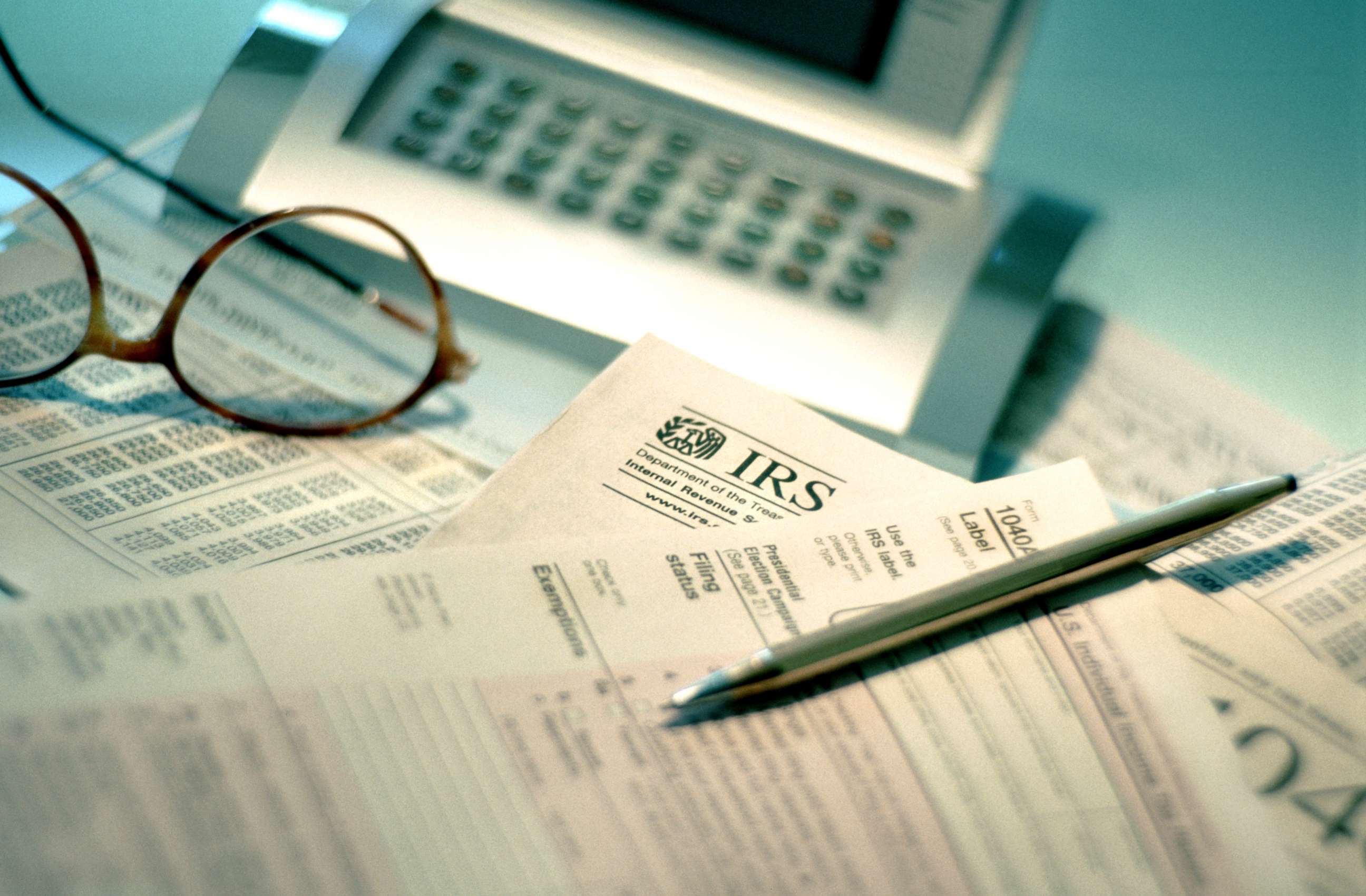 PHOTO: Tax documents are seen in this stock photo.