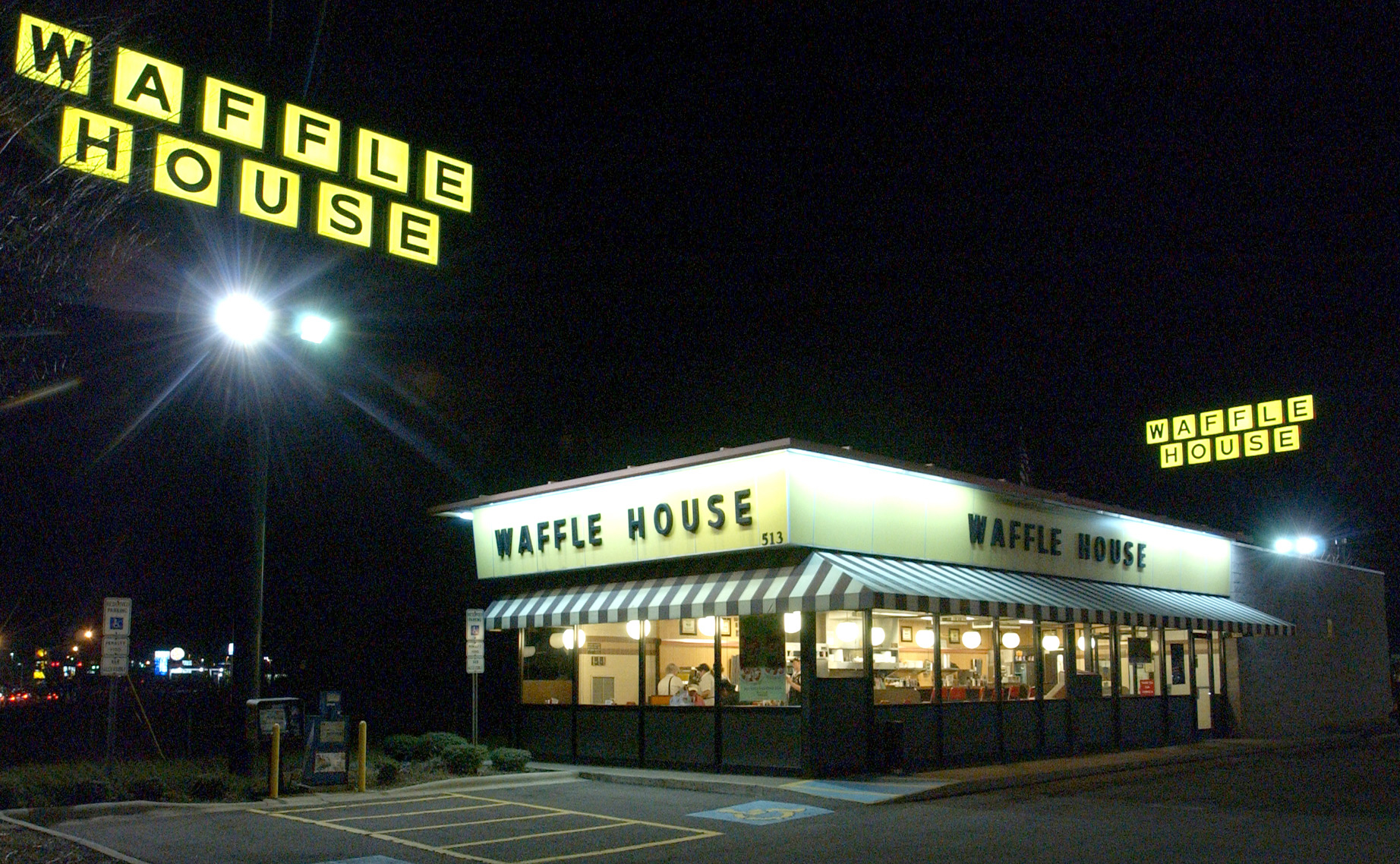 PHOTO: The Waffle House restaurant chain in Winston-Salem, North Carolina, Jan. 24, 2005. 