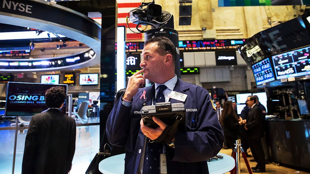 A trader works on the floor of the New York Stock Exchange, Oct. 2, 2013, in New York. 