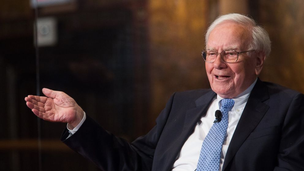 Warren Buffett, chairman of the board and CEO of Berkshire Hathaway, speaks in Gaston Hall at Georgetown University in this Sept. 19, 2013, file photo in Washington, DC.