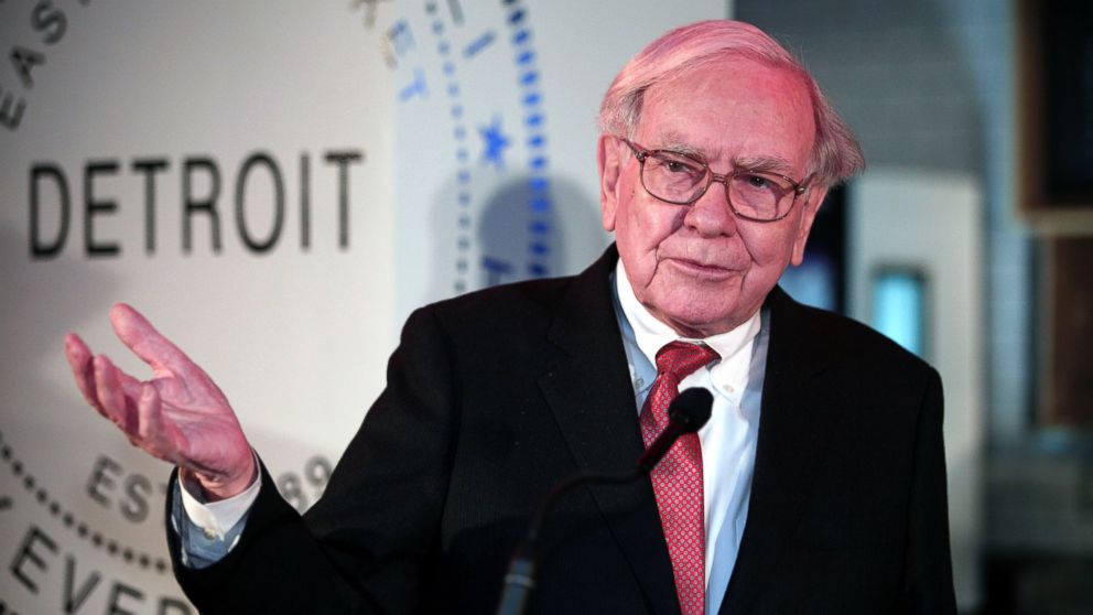 In this file photo, Warren Buffett is pictured on Nov. 26, 2013 in Detroit, Mich.