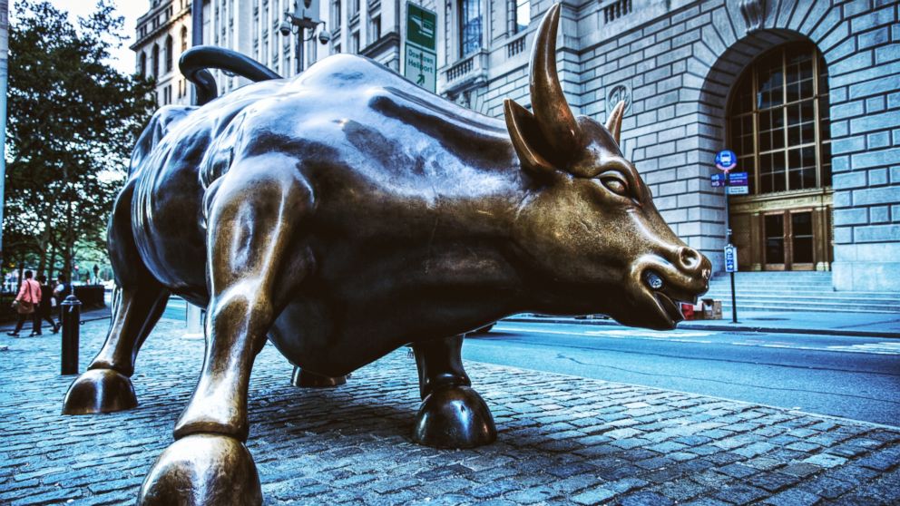 The bull of Wall Street, Sept. 26, 2014, in New York. 