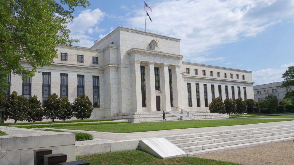 The US Federal Reserve building is seen in Washington, Aug. 1, 2015.