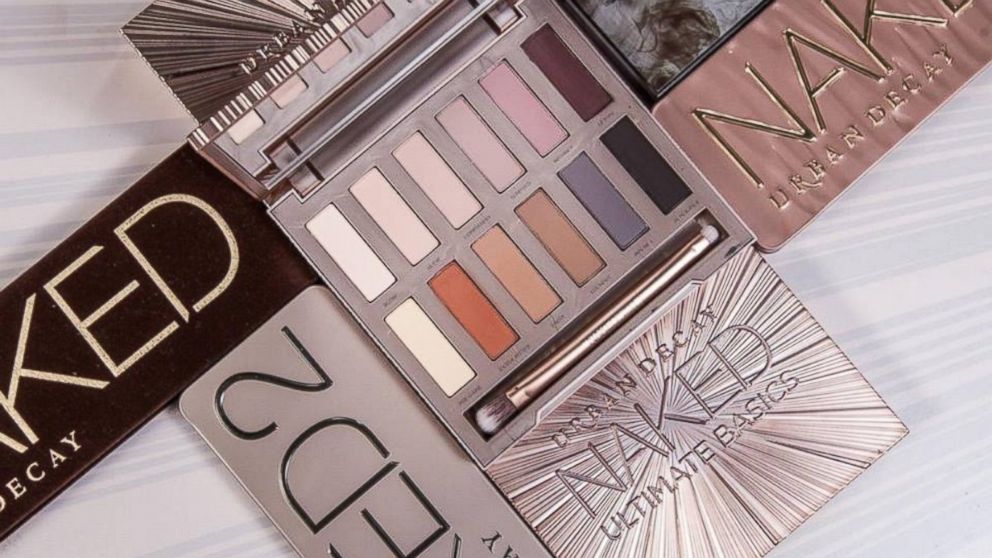 Urban Decay Cosmetics makeup palettes, as posted on the brand's Facebook page.