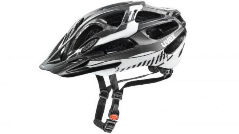PHOTO: A UVEX Sports bicycle helmet.