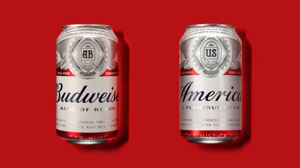 Budweiser Will Change Its Name to America Through the Elections ABC News