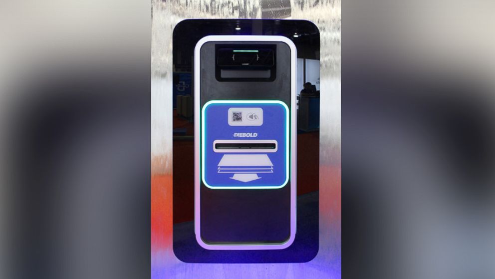 PHOTO: Diebold Inc. introduced the "Irving" ATM concept, Oct. 26, 2015. 