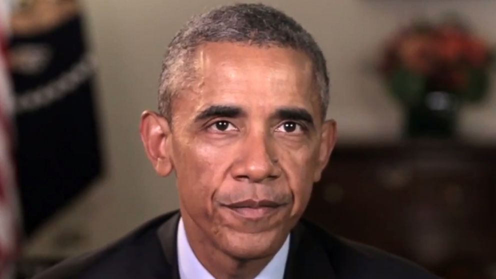 In an undated photo, President Barack Obama talks about the College Board and how it offers data and information about colleges to prospective students.