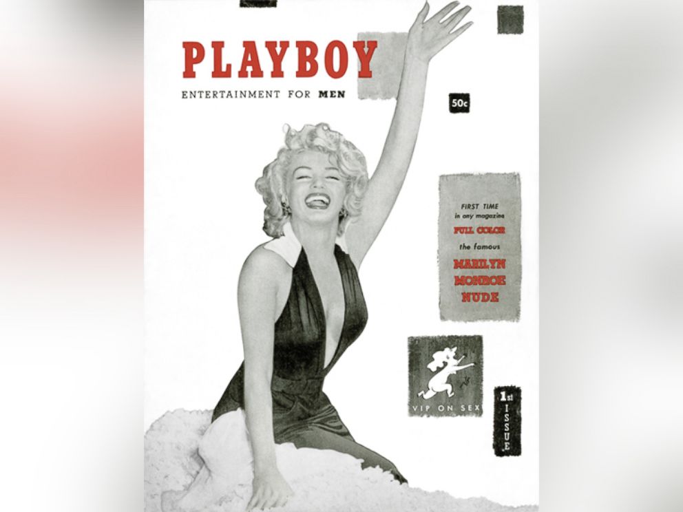 PHOTO: The very first Playboy issue was published in December 1953 with Marilyn Monroe on the cover.