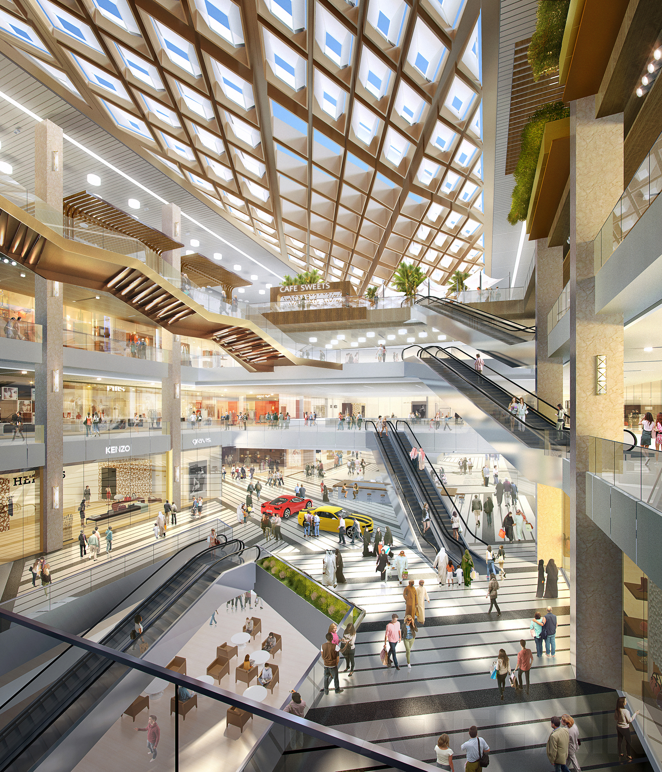 PHOTO: An artist rendering image of the Al Maryah Central in Abu Dhabi, United Arab Emirates, released by Gulf Related, Oct. 28, 2014.
