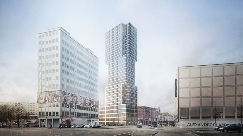 PHOTO: This rendering shows the Alexander A. Tower in Berlin.