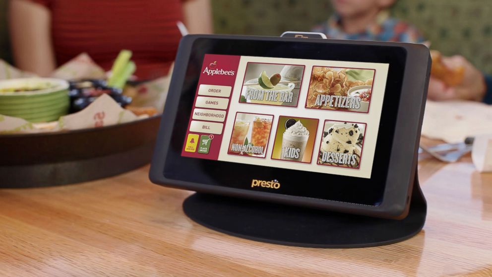 Applebee's intends to put a tablet computer on all its restaurant tables in the US. The 'Presto' tablets will allow diners to play games, learn more about menu and pay the check.