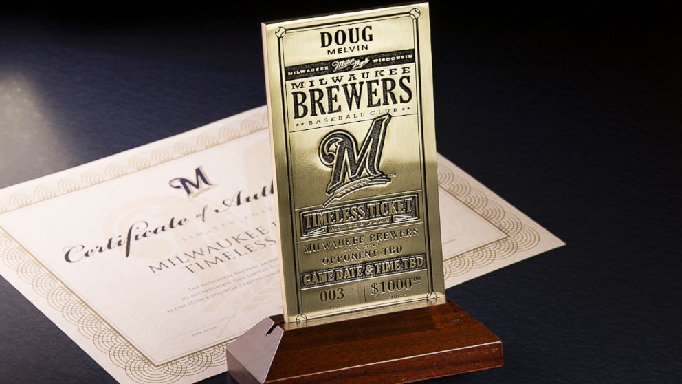 The Milwaukee Brewers are offering a timeless ticket.
