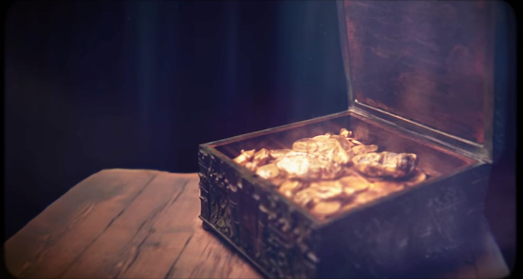PHOTO: Forrest Fenn hid a chest of treasure, similar to the one pictured in this video