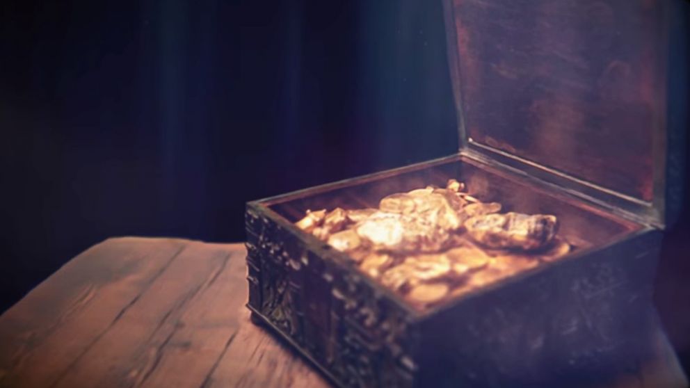 PHOTO: Forrest Fenn hid a chest of treasure, similar to the one pictured in this video