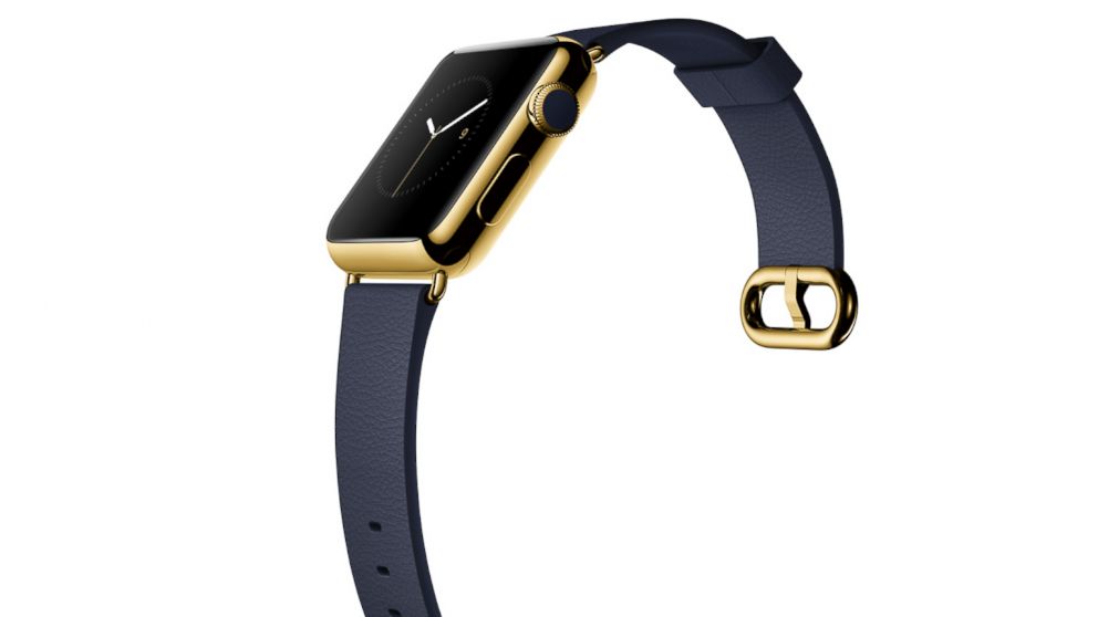 PHOTO: Apple Watch in yellow gold