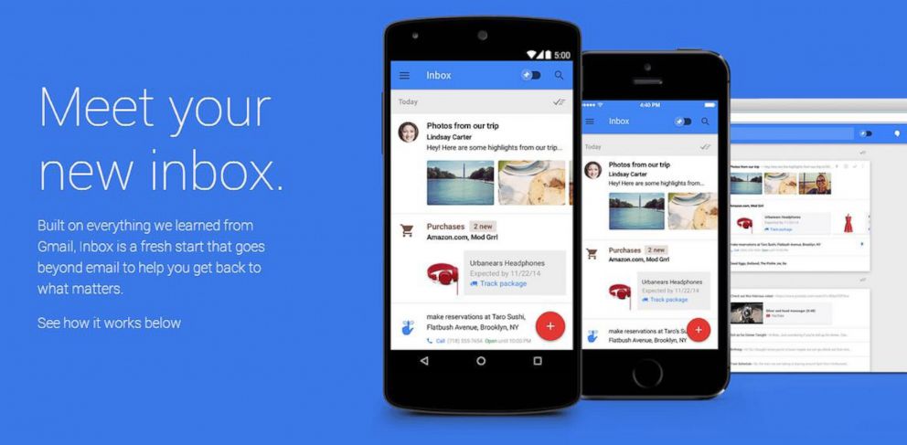 PHOTO: Google is introducing Inbox by Gmail. 