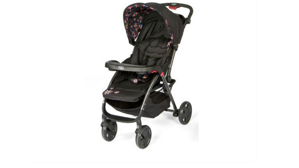 The Truly Scrumptious Travel System TR252BQR by Heidi Klum is part of a line of strollers and other baby products marketed by the supermodel and TV star and sold exclusively at Babies "R" Us.