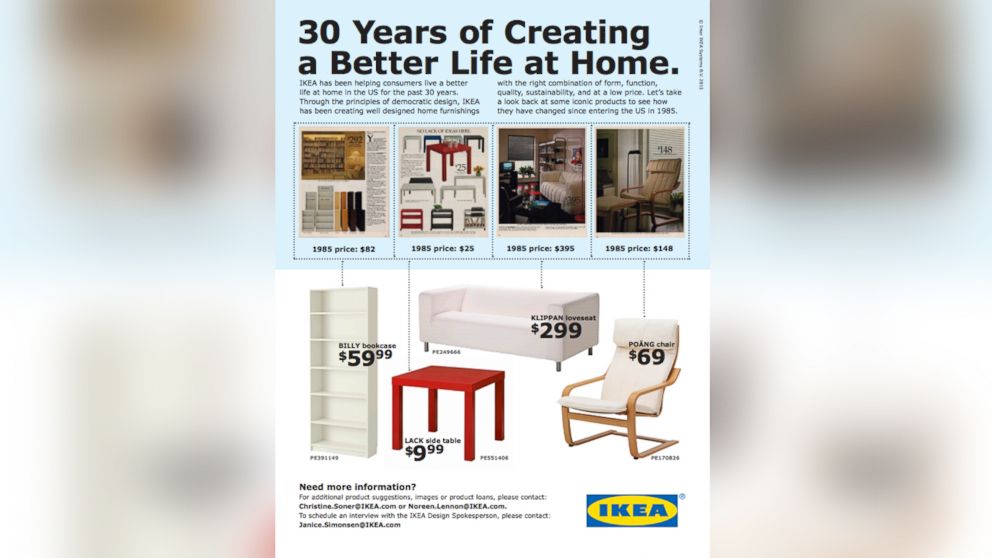 PHOTO: Ikea celebrates its 30th birthday in the U.S., June 12, 2015.