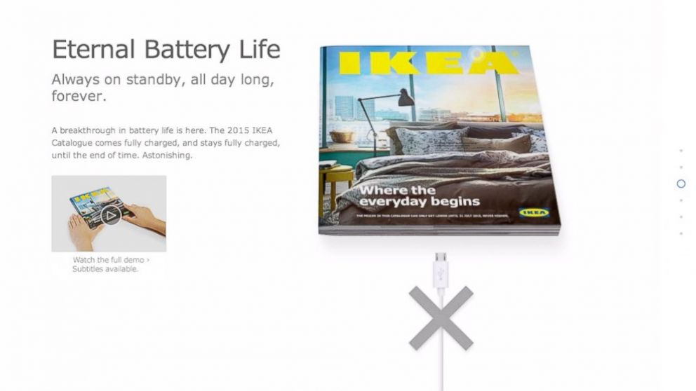 Fietstaxi architect vaak Funny Ikea Ad for Catalog Mimics Apple-Style Video - ABC News
