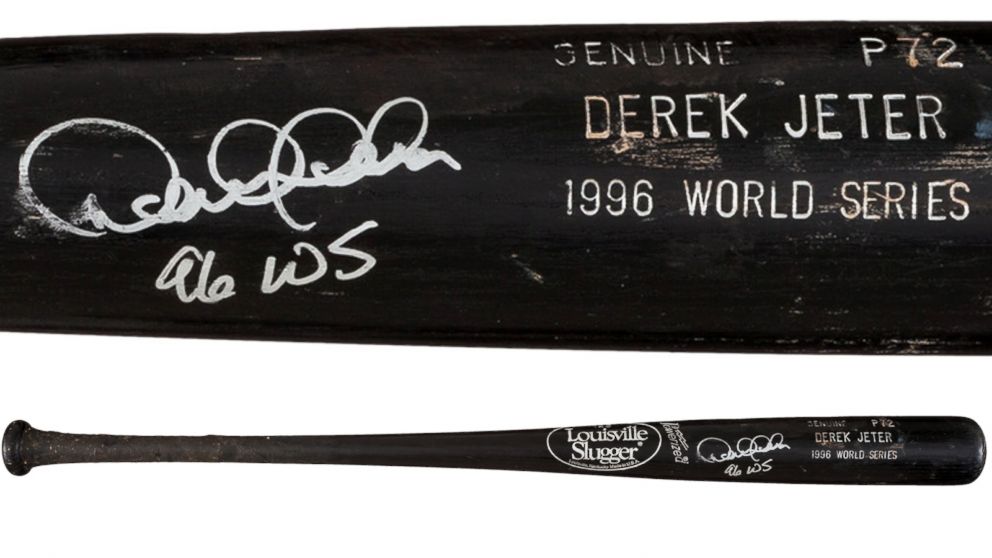 PHOTO: 1996 World Series bat sold for $155,350, Feb. 22, 2014