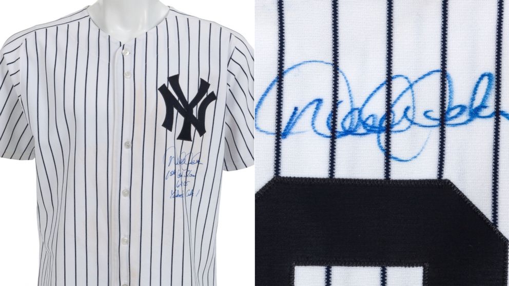 Yankee shortstop Derek Jeter most expensive memorabilia