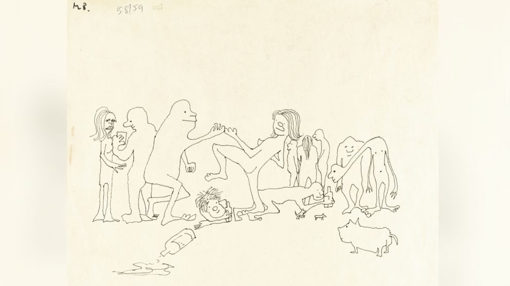 Love Me Doodle! John Lennon's Drawings To Be Auctioned Off ABC News