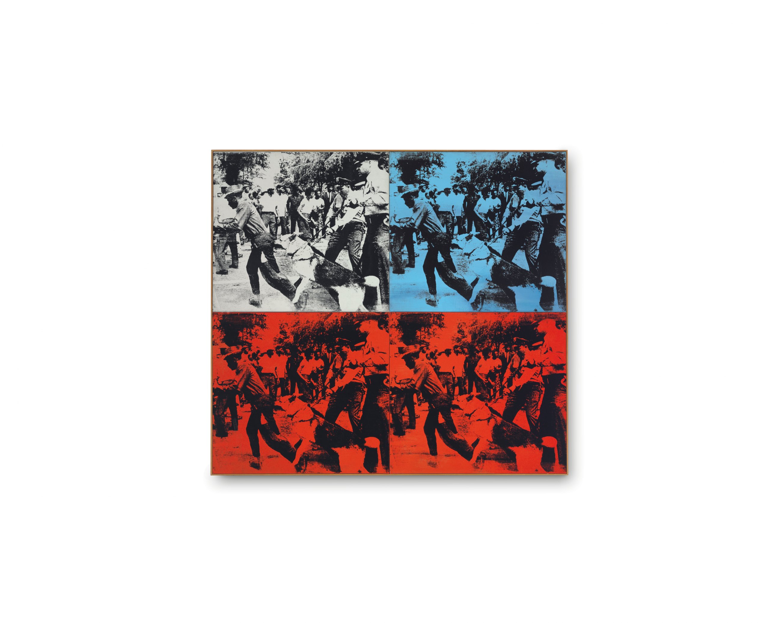 PHOTO: "Race Riot" by Andy Warhol sold for $62,885,000.