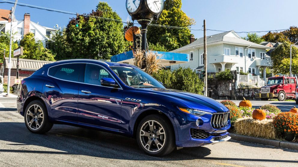 PHOTO: Maserati's Levante is powered by a 3.0L, V6 twin-turbo gasoline engine built by Ferrari. The SUV is available in two different engine configurations: 345hp and 424hp (LevanteS).