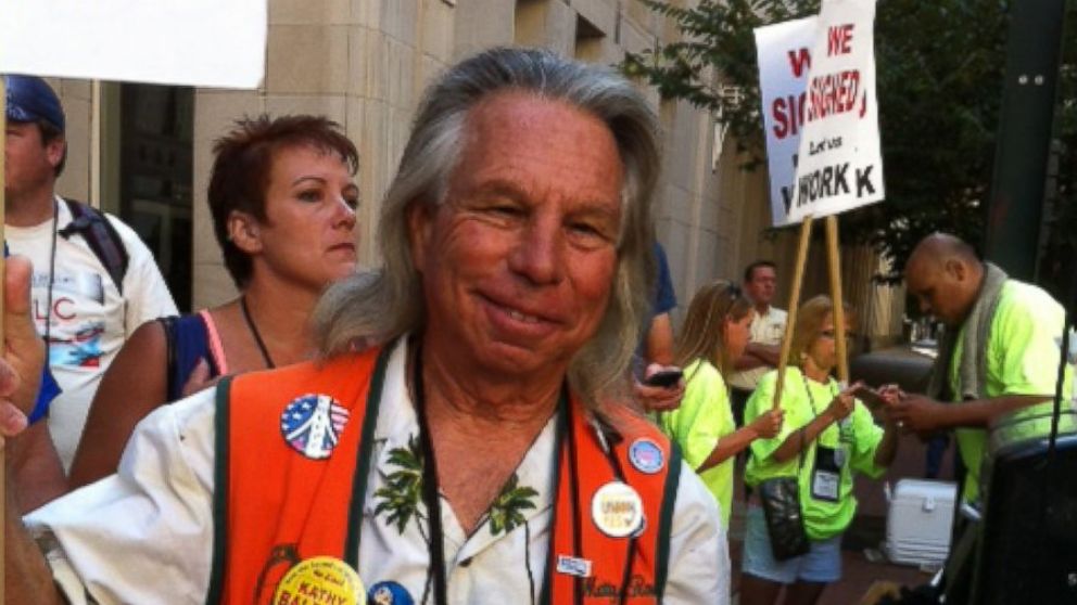 Retired postal service worker and union officer Matty Rose is shown celebrating the 125th anniversary of the National Association of Letter Carriers in Philadelphia, July 2014. 